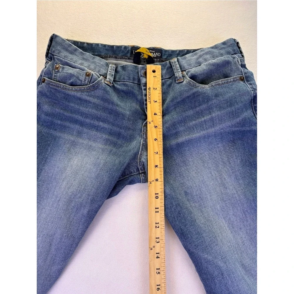 Lucky Brand Sweet Jean Crop Medium Wash Denim Jeans Womens Size 8 29 Mid Rise